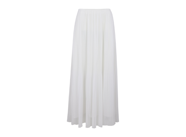Belinda Skirt Cream XL Plissé maxi skirt 