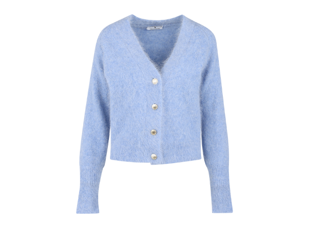 Light blue fuzzy cardigan new arrivals