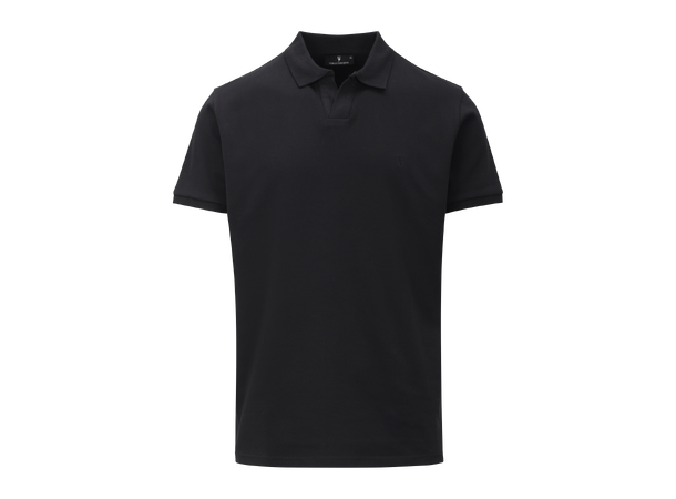 Dani SS Pique Black M Interlock SS polo pique 