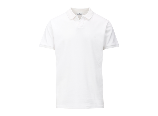 Dani SS Pique White M Interlock SS polo pique 