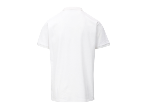 Dani SS Pique White M Interlock SS polo pique 