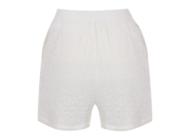 Dora Shorts White M Crinkle cotton shorts 