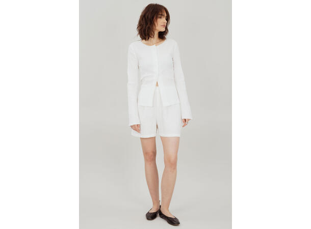 Dora Shorts White M Crinkle cotton shorts 