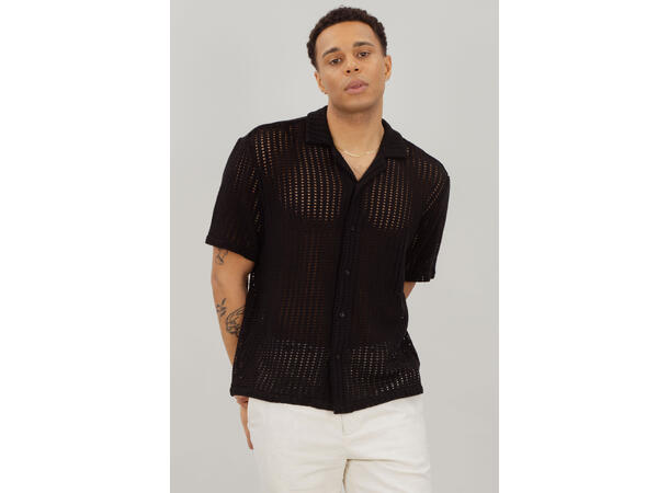 Esteban SS Shirt Black M Jersey big mesh SS shirt 
