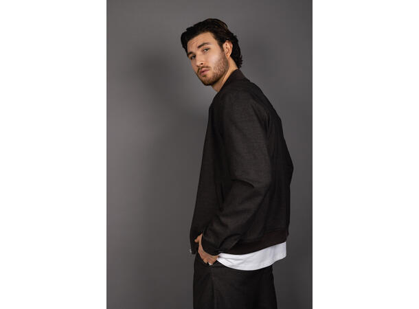 Hegon Jacket Brown L Flannell stretch bomber 