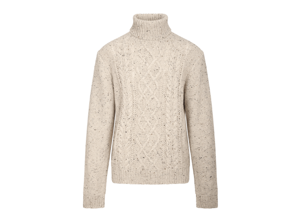 Henry Turtleneck Light Sand M Neps t-neck sweater 