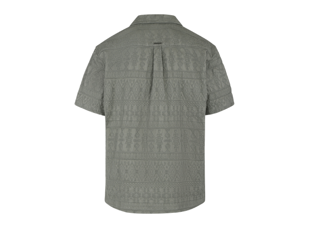Hubert SS Shirt Olive L Cotton structure SS shirt 