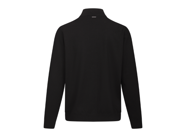 Jake Half-zip Black L Basic half-zip knit sweater 
