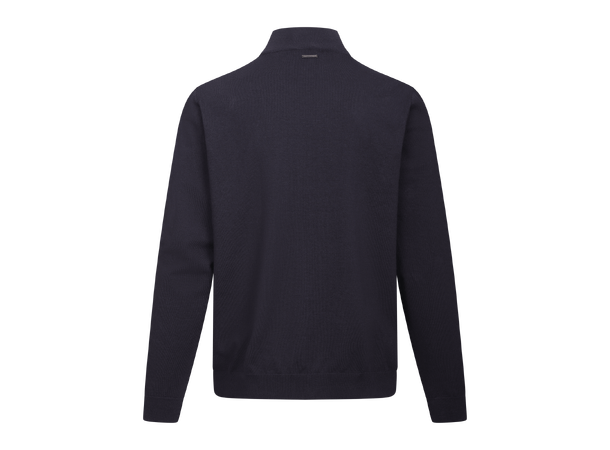 Jake Half-zip Dark Navy L Basic half-zip knit sweater 