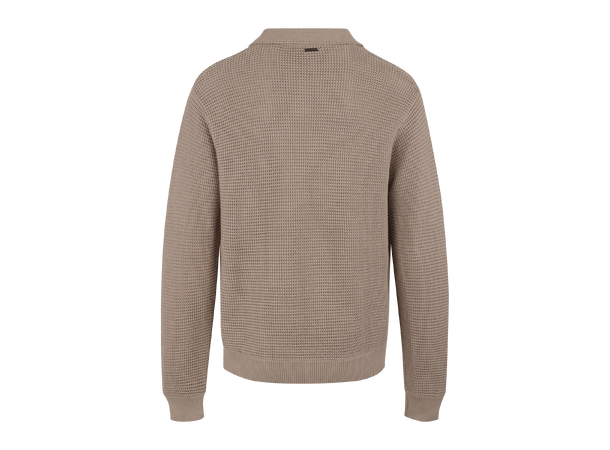 Julien Sweater Sand L Structure knit sweater 
