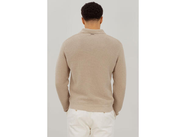 Julien Sweater Sand L Structure knit sweater 