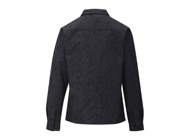 Lavrans Overshirt Black AOP L Jaquard overshirt 