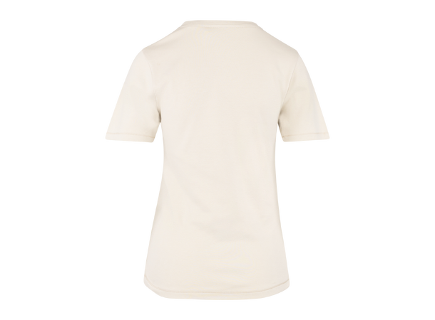 Linn Tee Light Sand M Organic r-neck tee 