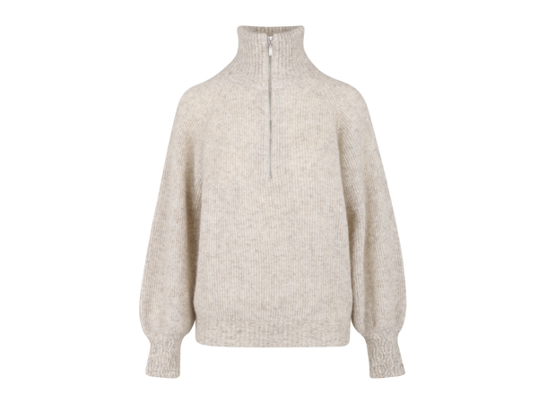 Mirra Half-zip Sand Melange M Mohair halfzip 