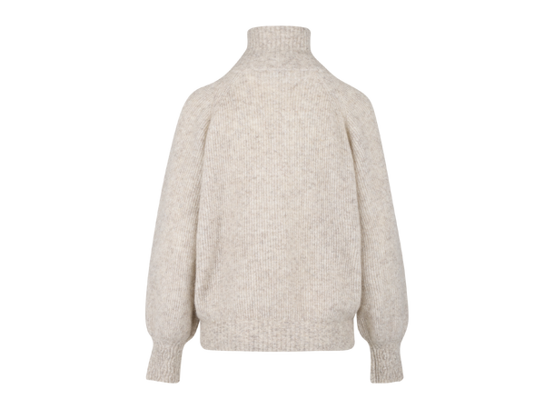 Mirra Half-zip Sand Melange M Mohair halfzip 
