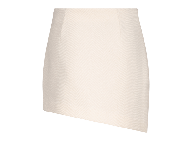 Poppy Skirt Pure Cream S Wool mini skirt 