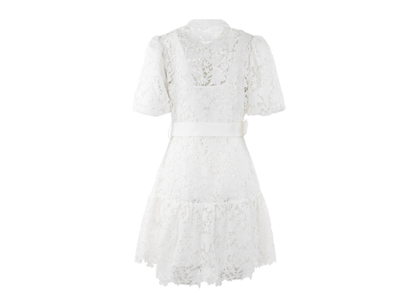 Serilda Dress White XS Lace mini dress 