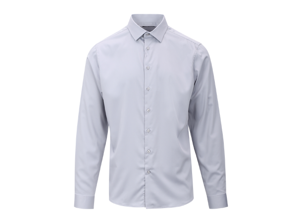 Totti Shirt Silver Grey M Basic stretch shirt 