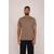 Bruno Tee Chocolate Chip L Organic cotton mock neck 