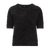 Abby Top Black S Alpaca SS tee 