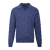Adebayo Sweater Mid Blue M Merino knit polo pique 
