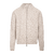 Alfred Cardigan Sand melange M Twill wool zip cardigan 
