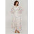 Adelle Dress Multi AOP L Silk print maxi dress 