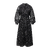 Sagin Dress Black M Embroidered long dress 