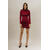 Isabel Dress Burgundy S Satin party dress 