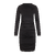 Clio Dress Black M Gathered short dress 