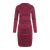 Clio Dress Burgundy M Gathered short dress 