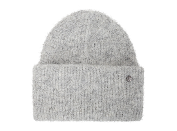 Aba Rib beanie Light Grey One Size Fury fluffy ribbed beanie 