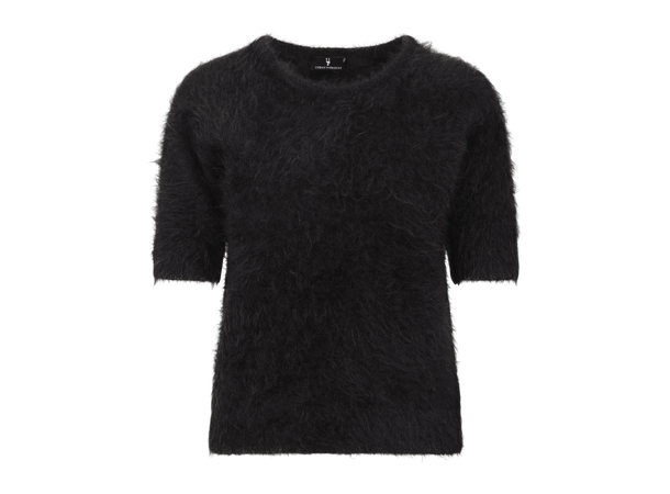 Abby Top Black S Alpaca SS tee 