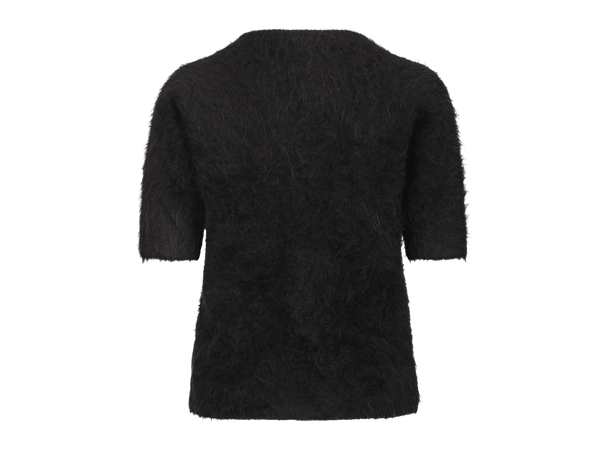 Abby Top Black S Alpaca SS tee 