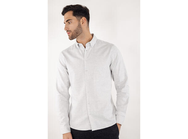 Albin Shirt Denim L Brushed twill shirt 