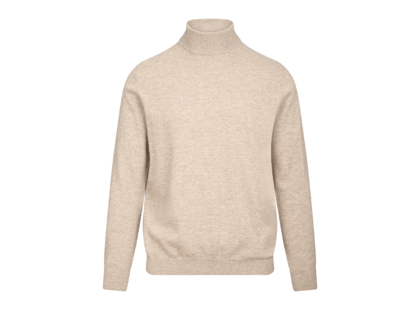 Arthur Turtleneck Light Sand L Merino turtleneck 