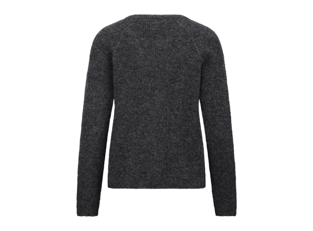 Betzy Sweater Charcoal S Mohair r-neck 
