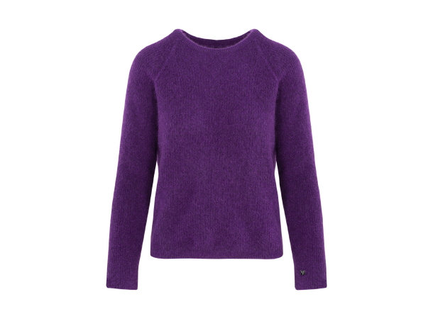 Betzy Sweater Charcoal S Mohair r-neck 