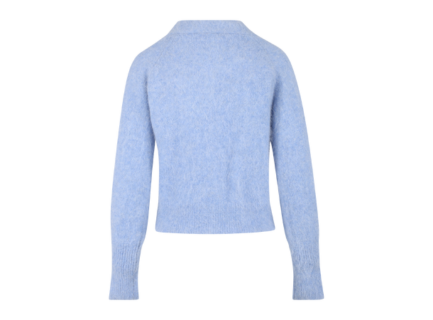 Birdie Cardigan Light Blue L Fury fluffy cardigan w/UP logo buttons 