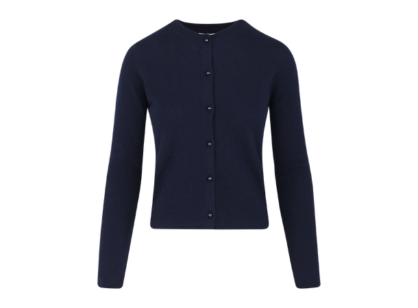 Candi Cardigan Navy S Short merino wool cardigan 
