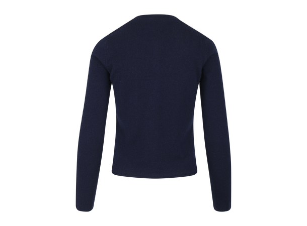 Candi Cardigan Navy S Short merino wool cardigan 