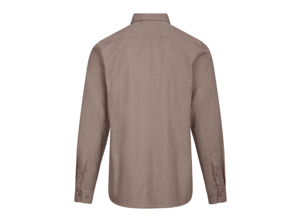 Canton Shirt Chocolate Brown M Marbled basic shirt 