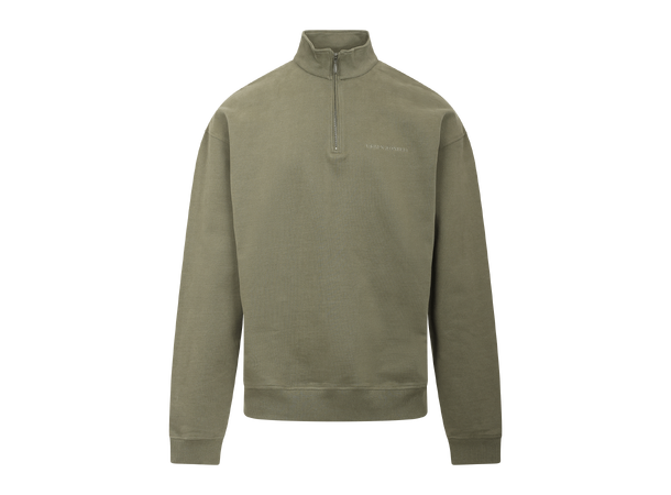 Chow Half-zip Forest Night M Vintage wash half-zip sweat 