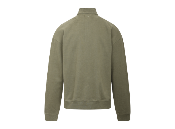 Chow Half-zip Forest Night M Vintage wash half-zip sweat 