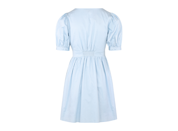 Corina Dress Light Blue XL Short pintuck dress 