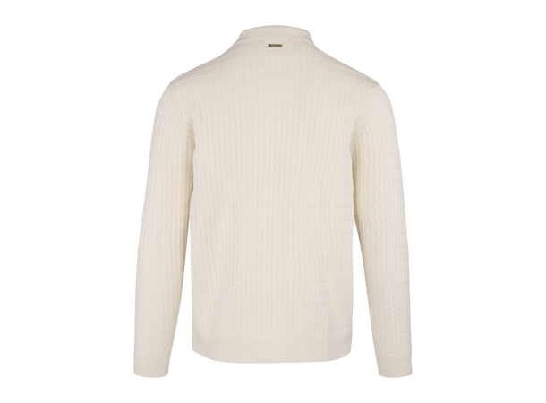Dorian Sweater Cream L Cable knit sweater 