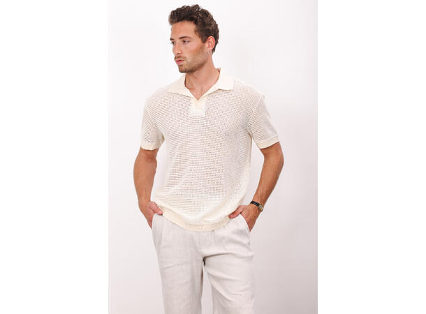 Elie Pique Cream M Structure pique 