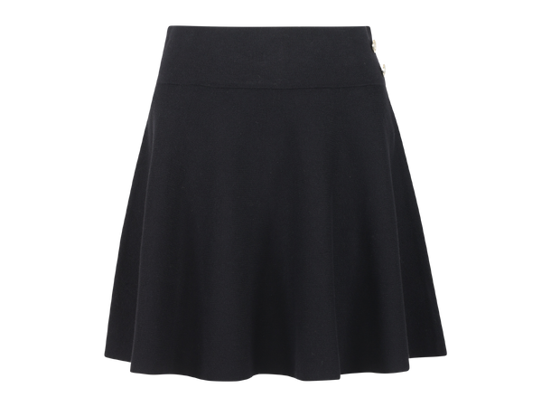 Flizan Skirt Black XL Viscose skirt with UP logo buttons 