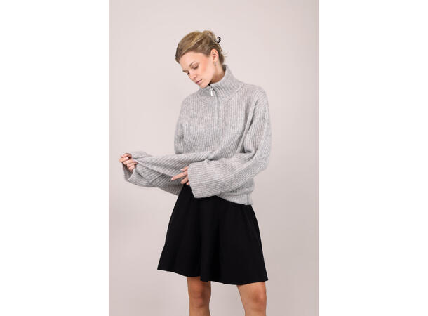Flizan Skirt Black XL Viscose skirt with UP logo buttons 