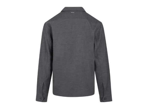 Jona Overshirt Grey M Flannell stretch overshirt 